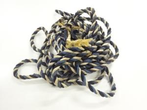 アンティーク　木綿幕縄